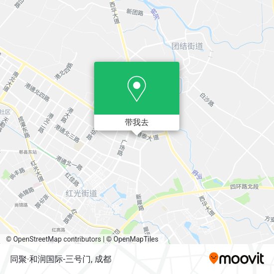 同聚·和润国际-三号门地图