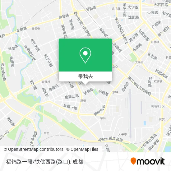 福锦路一段/铁佛西路(路口)地图
