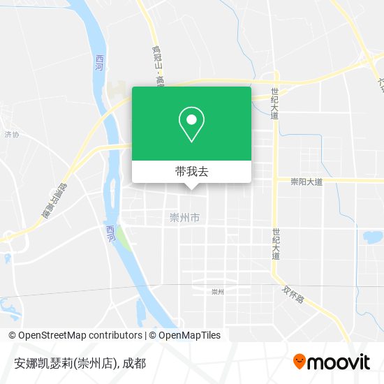 安娜凯瑟莉(崇州店)地图