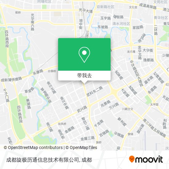成都旋极历通信息技术有限公司地图