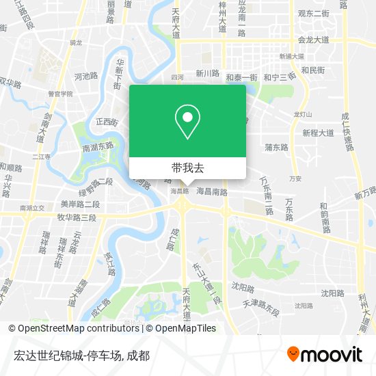 宏达世纪锦城-停车场地图