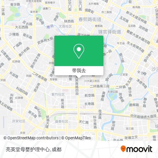 亮英堂母婴护理中心地图