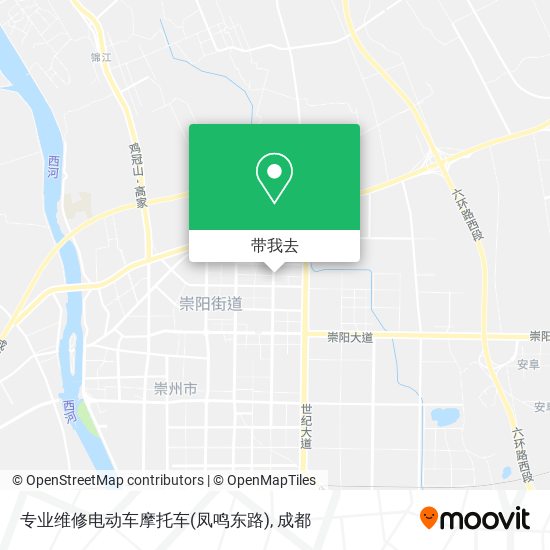 专业维修电动车摩托车(凤鸣东路)地图