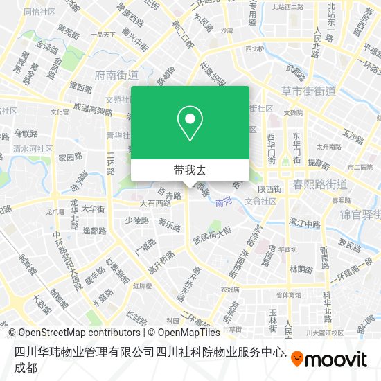 四川华玮物业管理有限公司四川社科院物业服务中心地图