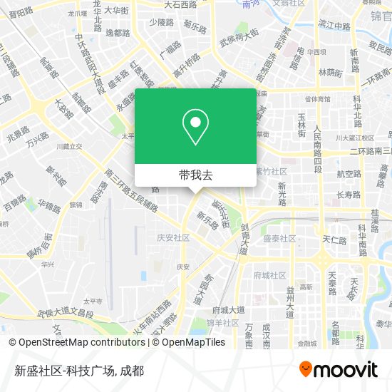 新盛社区-科技广场地图