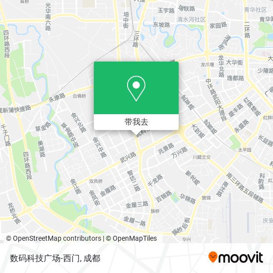 数码科技广场-西门地图