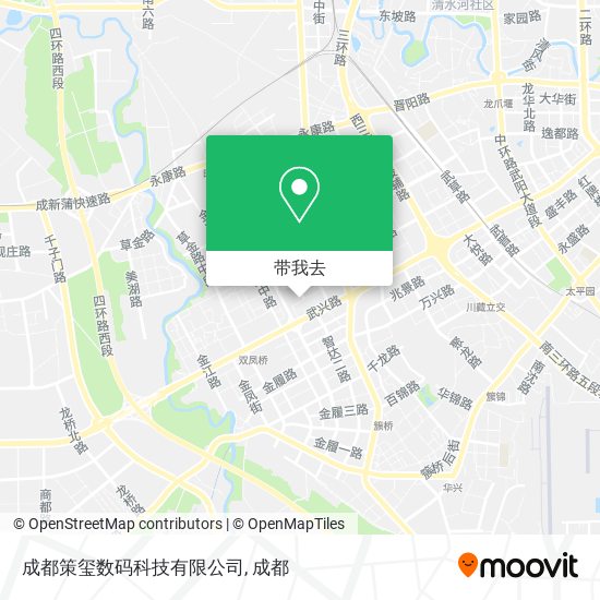 成都策玺数码科技有限公司地图