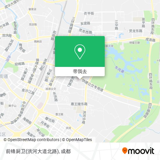 前锋厨卫(洪河大道北路)地图