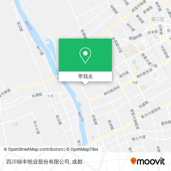 四川锦丰纸业股份有限公司地图