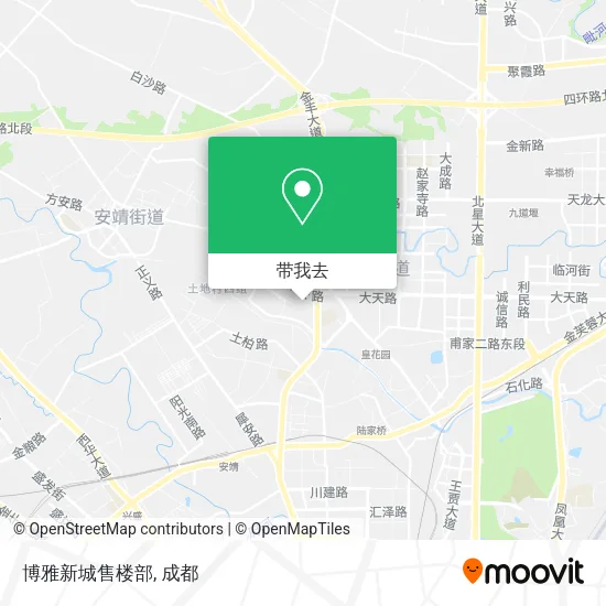 博雅新城售楼部地图