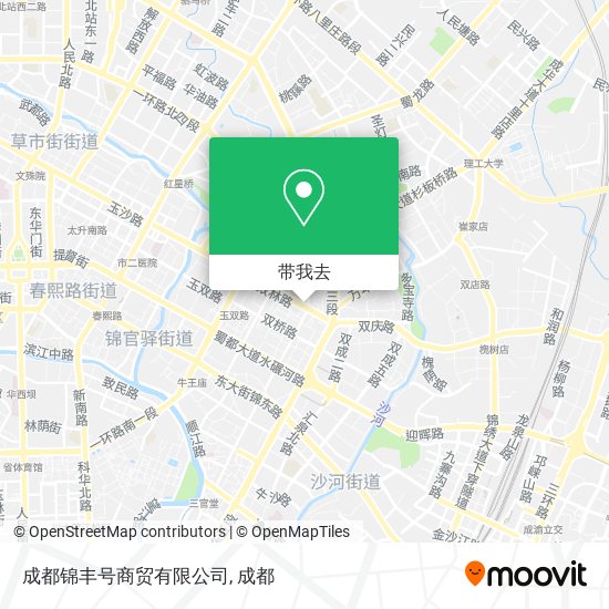 成都锦丰号商贸有限公司地图