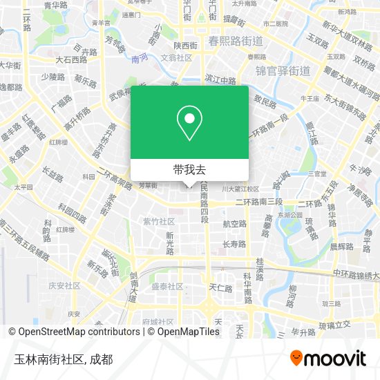 玉林南街社区地图