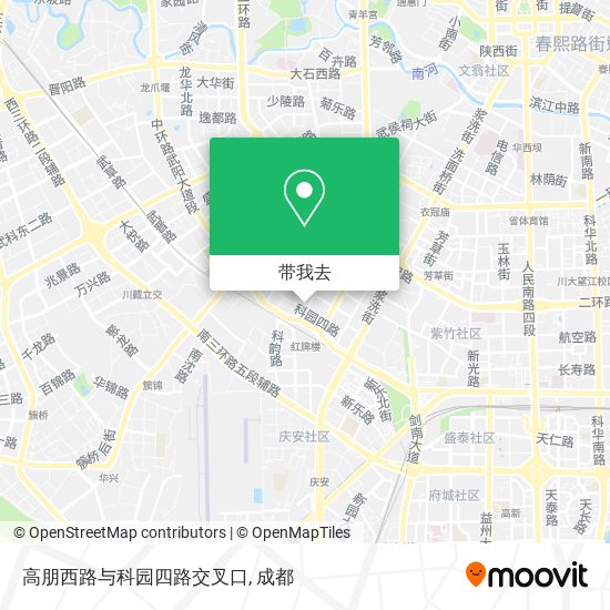 高朋西路与科园四路交叉口地图