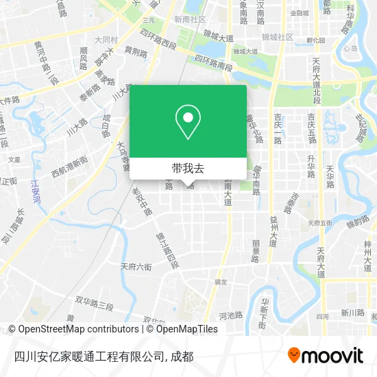 四川安亿家暖通工程有限公司地图