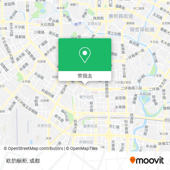 欧韵橱柜地图