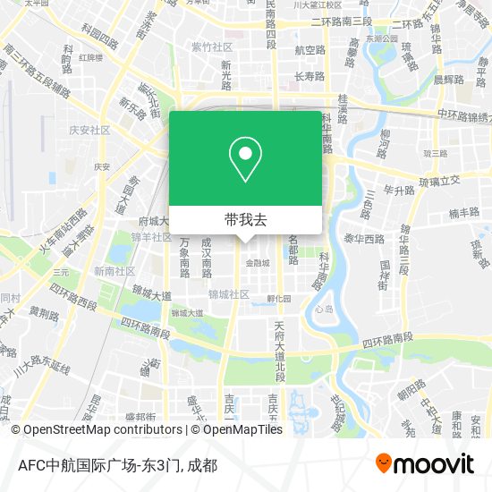 AFC中航国际广场-东3门地图