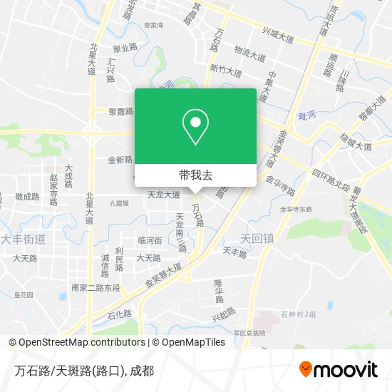 万石路/天斑路(路口)地图