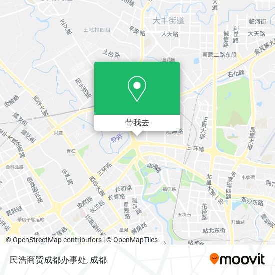 民浩商贸成都办事处地图