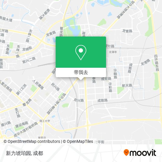 新力琥珀园地图