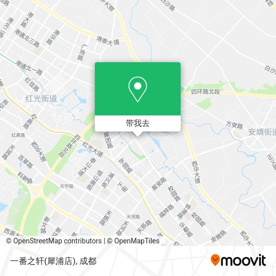 一番之轩(犀浦店)地图