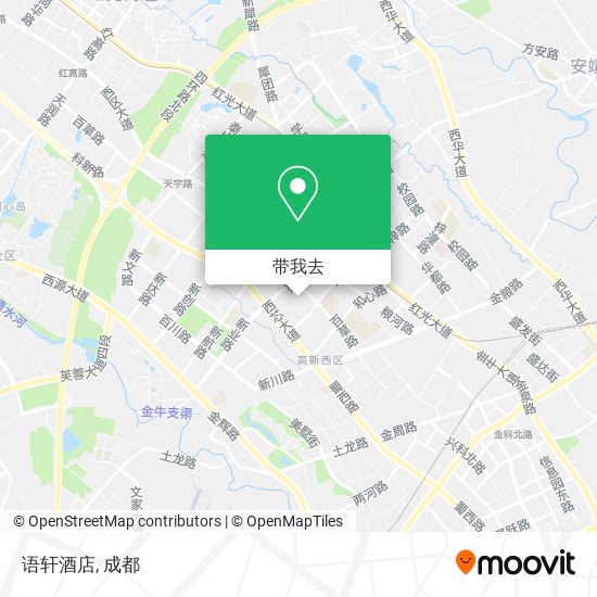 语轩酒店地图