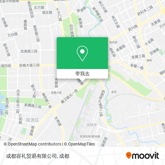 成都容礼贸易有限公司地图
