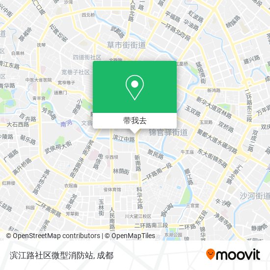 滨江路社区微型消防站地图