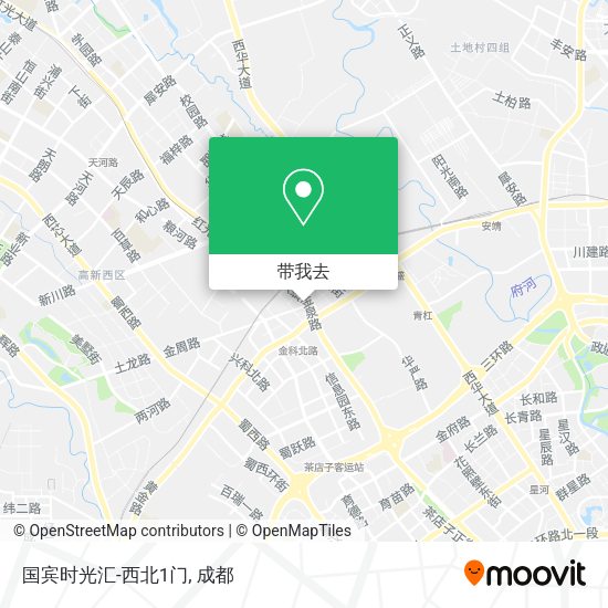国宾时光汇-西北1门地图