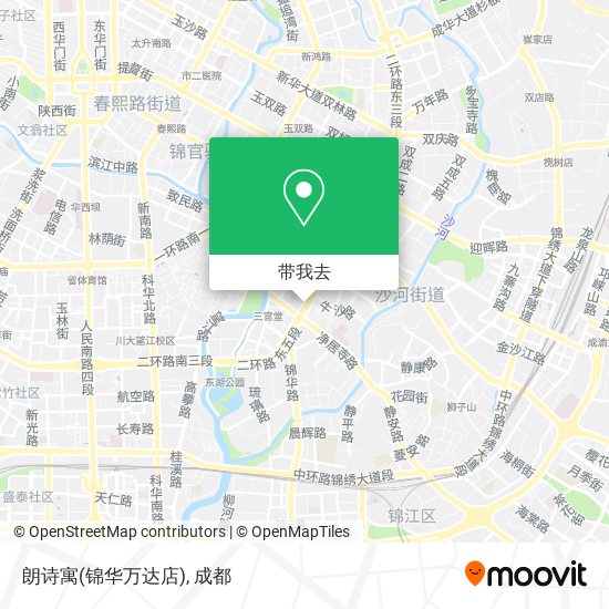 朗诗寓(锦华万达店)地图