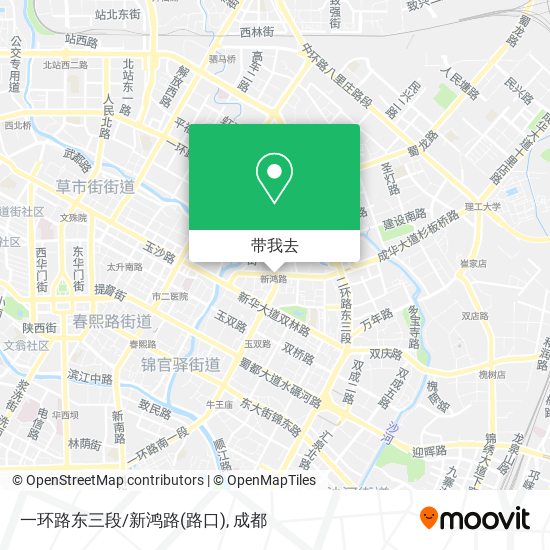 一环路东三段/新鸿路(路口)地图
