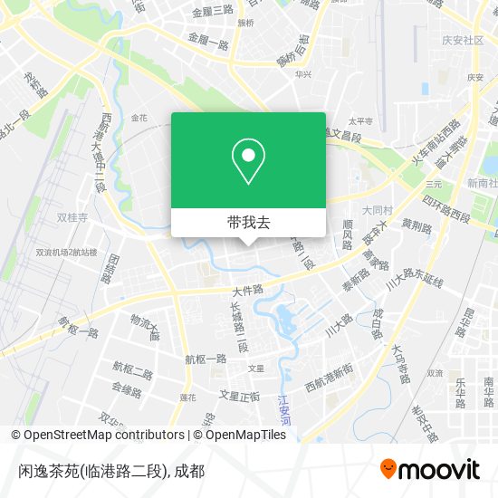 闲逸茶苑(临港路二段)地图