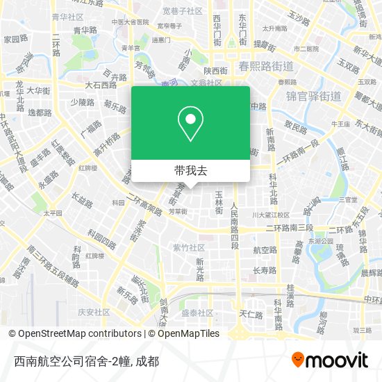 西南航空公司宿舍-2幢地图
