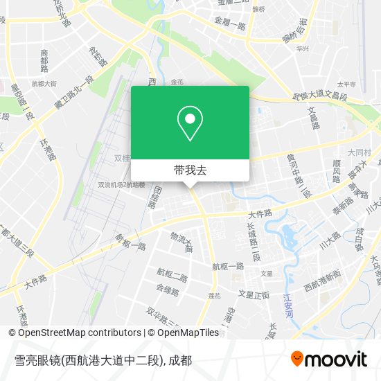 雪亮眼镜(西航港大道中二段)地图