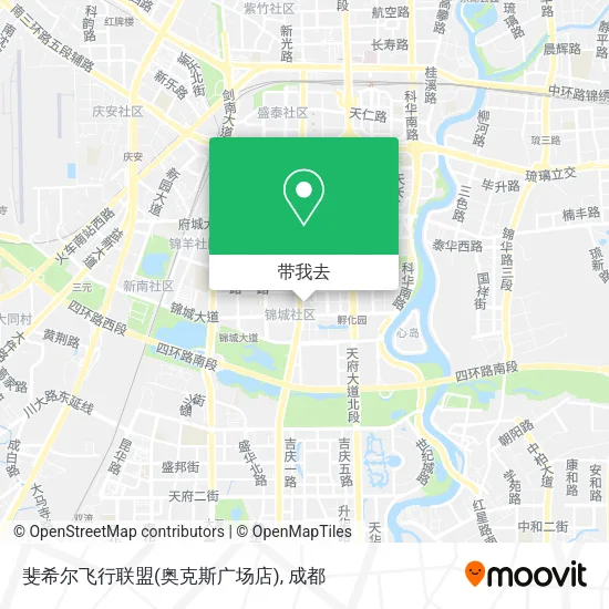 斐希尔飞行联盟(奥克斯广场店)地图