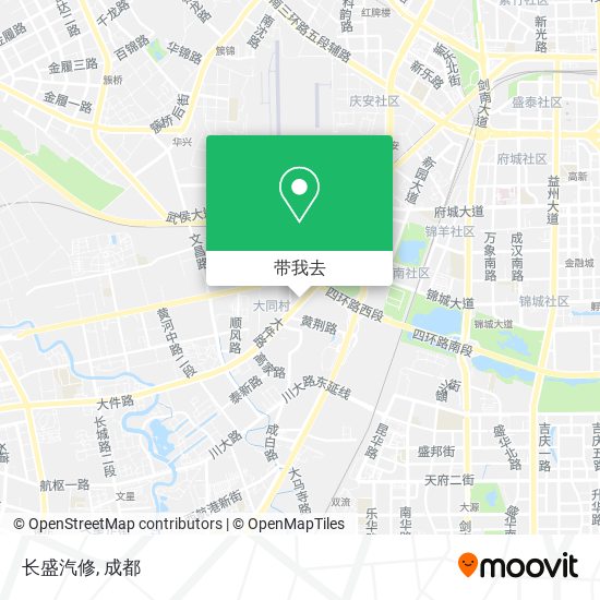 长盛汽修地图