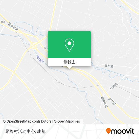 界牌村活动中心地图