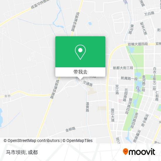 马市坝街地图
