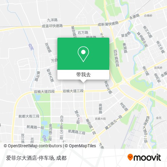 爱菲尔大酒店-停车场地图