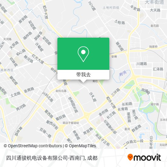 四川通骏机电设备有限公司-西南门地图