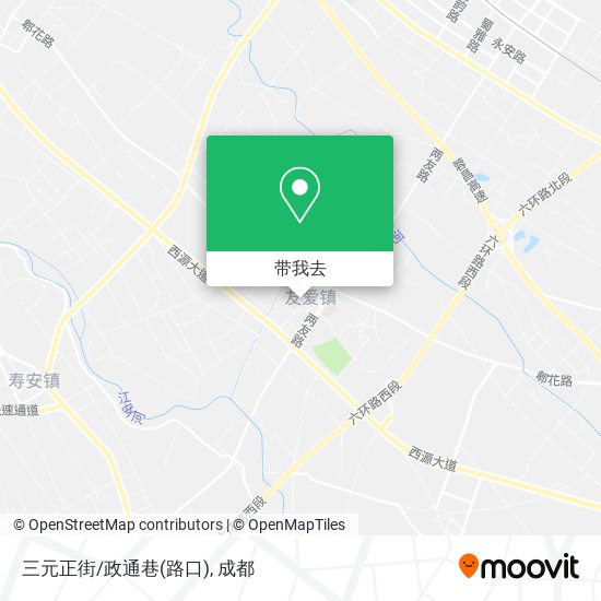 三元正街/政通巷(路口)地图