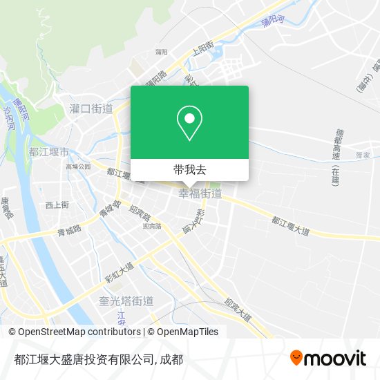 都江堰大盛唐投资有限公司地图