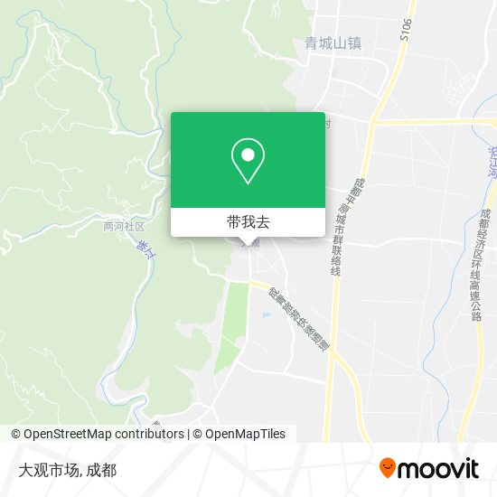 大观市场地图