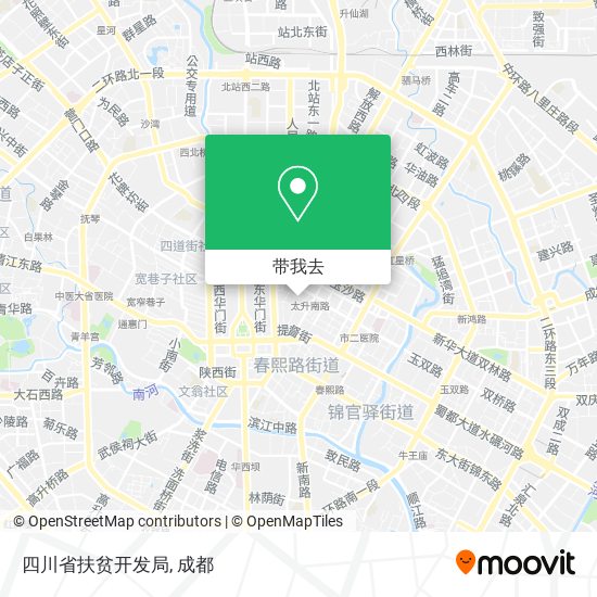四川省扶贫开发局地图
