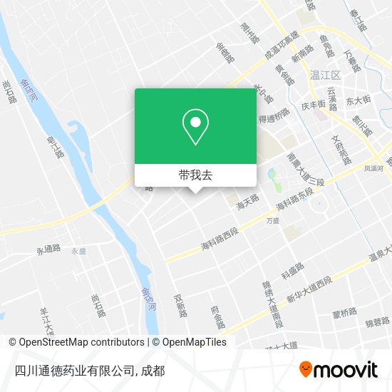 四川通德药业有限公司地图