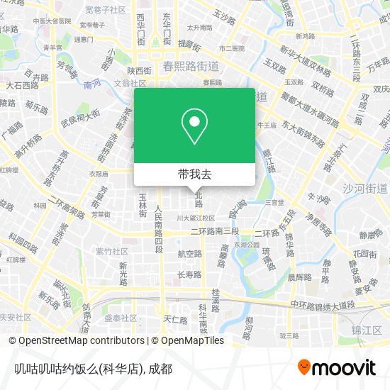 叽咕叽咕约饭么(科华店)地图