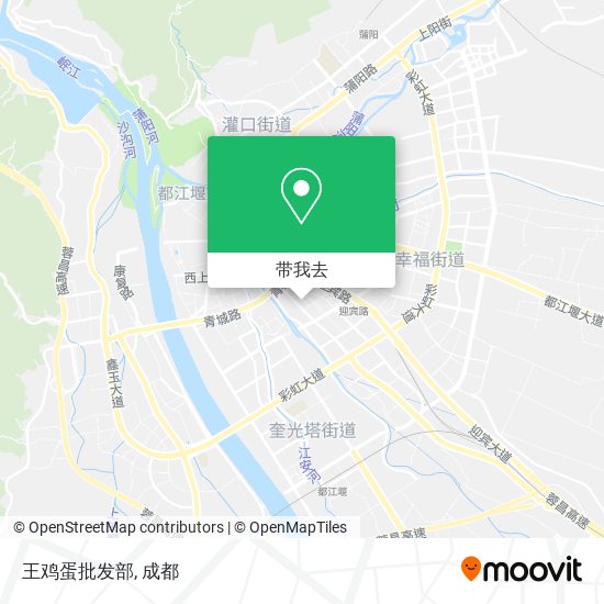 王鸡蛋批发部地图