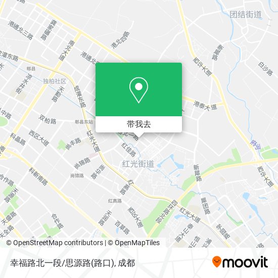 幸福路北一段/思源路(路口)地图