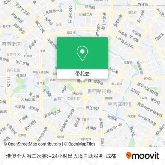 港澳个人游二次签注24小时出入境自助服务地图