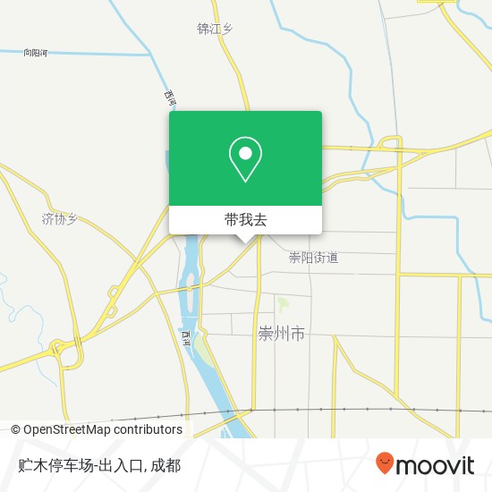 贮木停车场-出入口地图