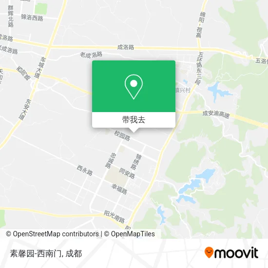 素馨园-西南门地图